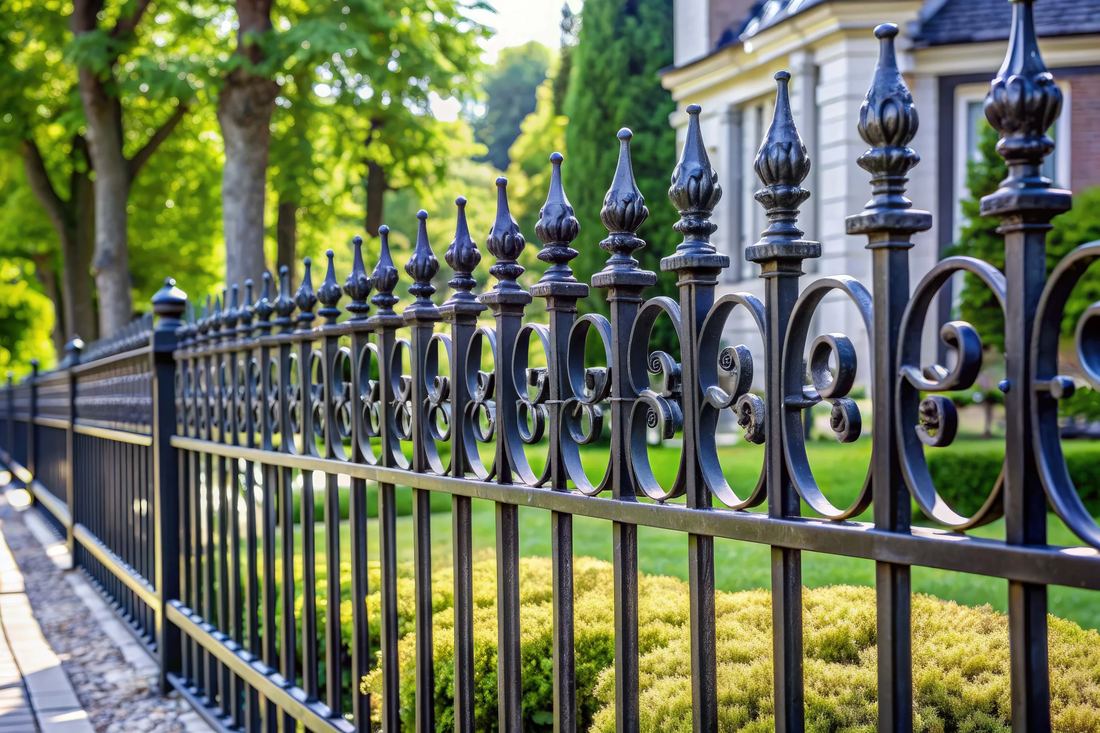 Steel fence